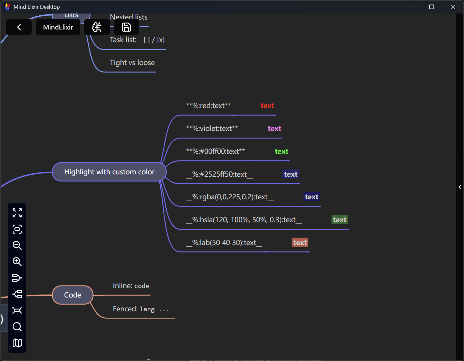 Mind Elixir Highlight