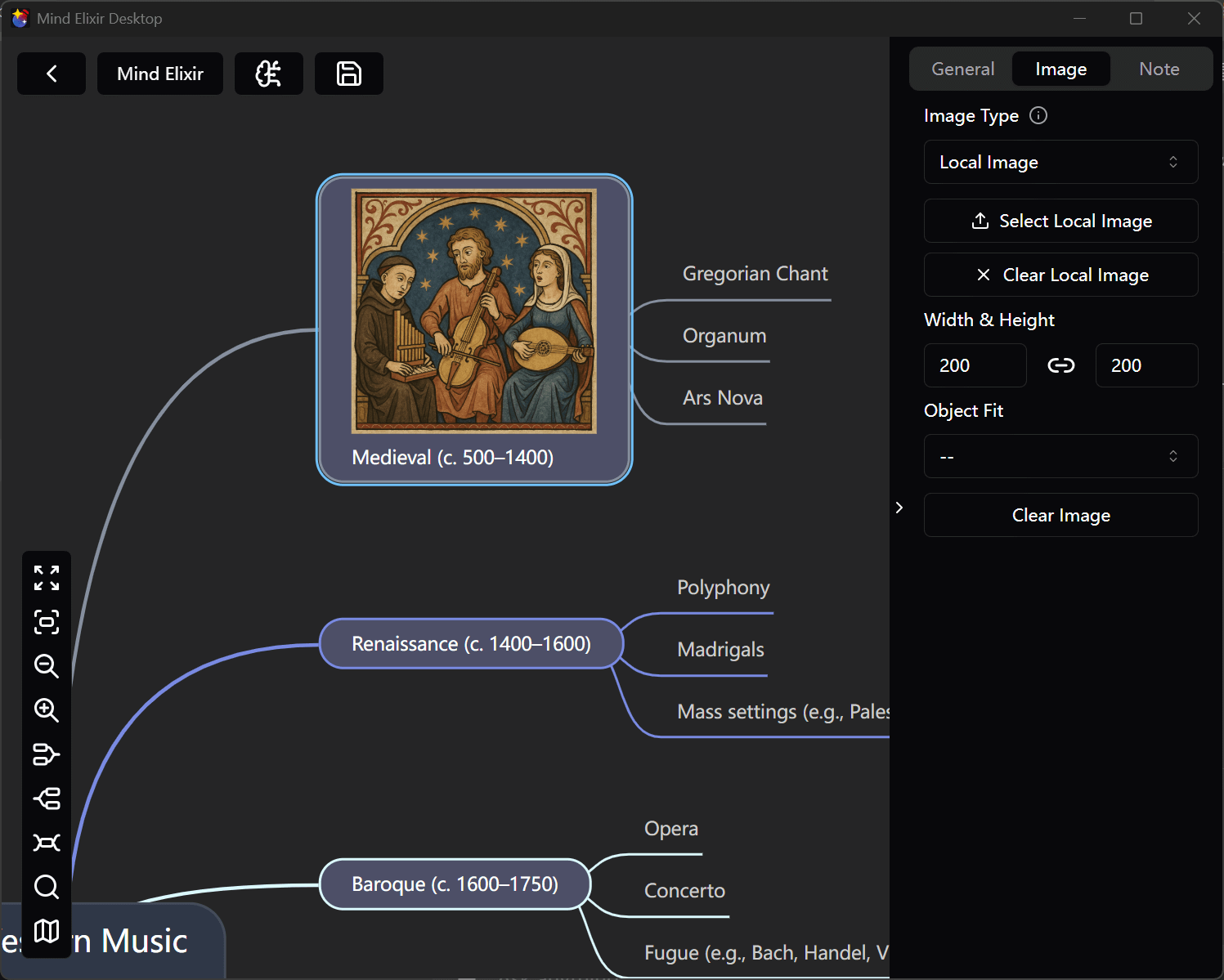 Mind Elixir 本地图片